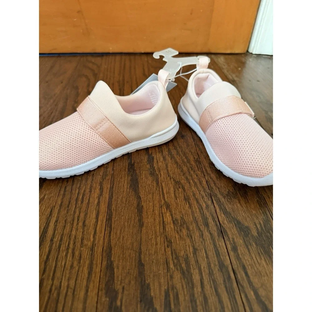 Cat & Jack Unisex Toddler Light Pink Slip-On Water Shoes Size 11 NWOB Mesh Top